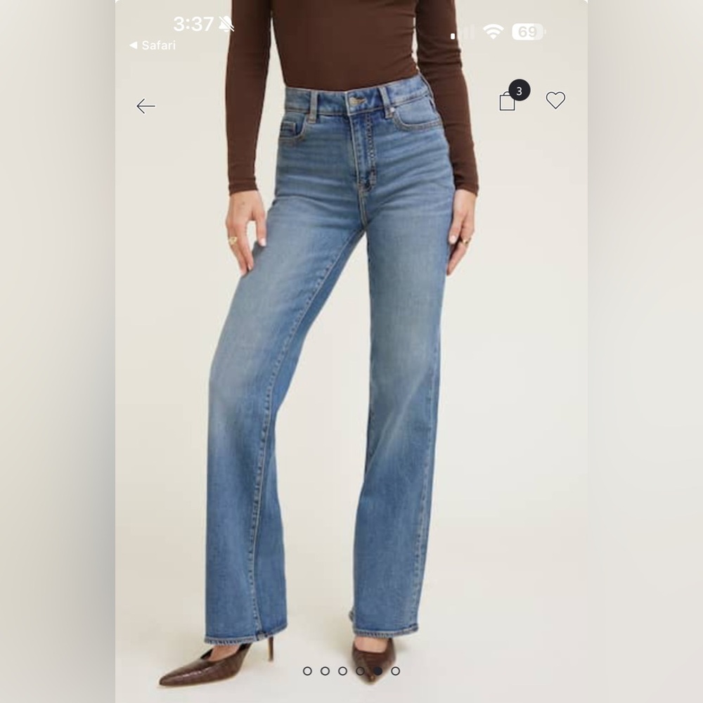 Dynamite ELODIE Women's Boot Cut Jeans (Medium Indigo)